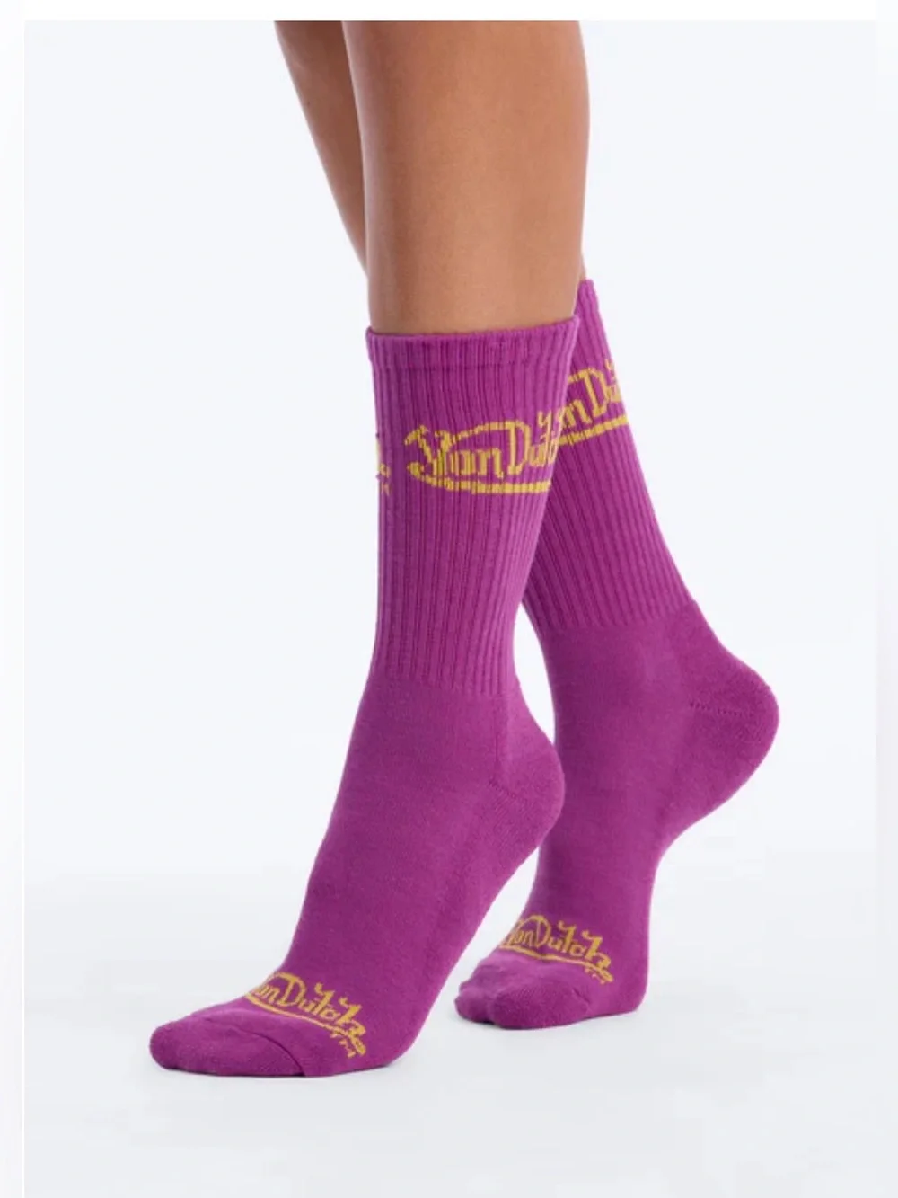 Von Dutch Logo Crew Socks 3 Pack